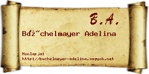 Büchelmayer Adelina névjegykártya